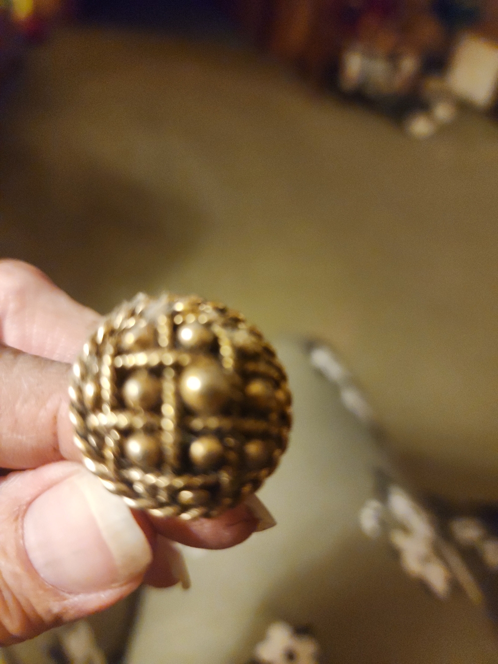 Avon Gold-Tone Braided Dome Earrings